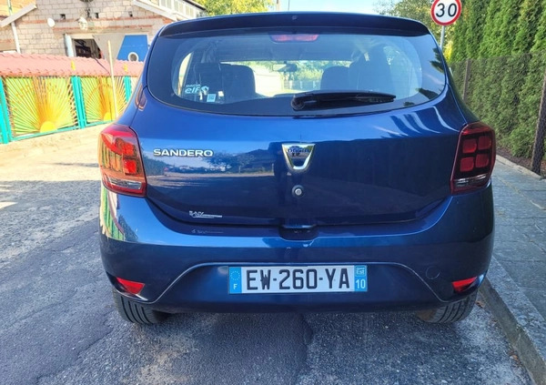 Dacia Sandero cena 12900 przebieg: 11136, rok produkcji 2018 z Miłakowo małe 596